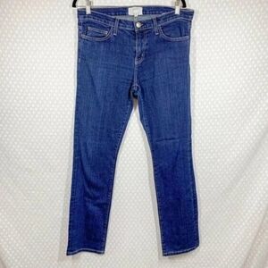 Current/Elliott Blue Straight Leg Jeans Size 32